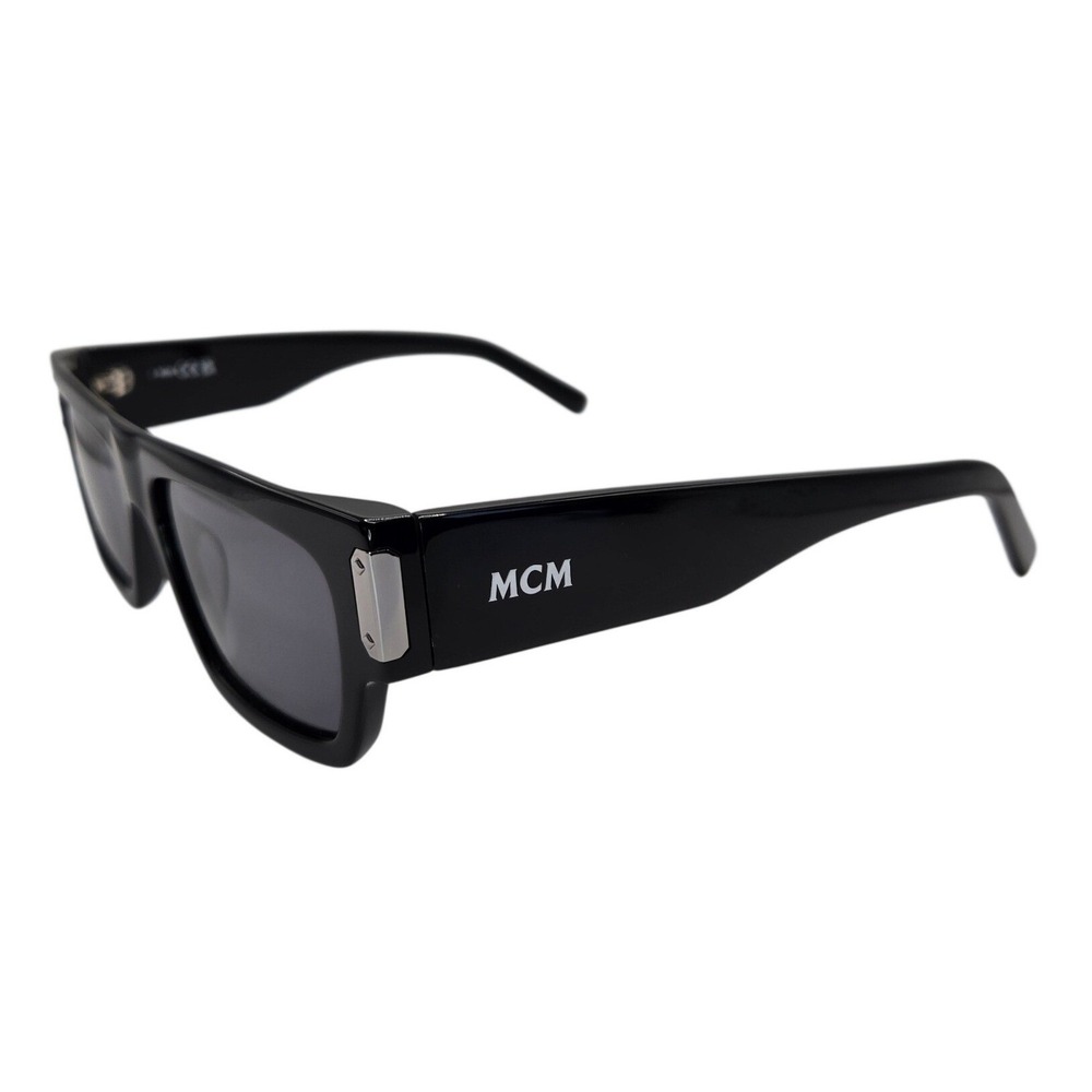 MCM MW0019 01A Black Rectangular Sunglasses Women Designer Shades 54-16-145